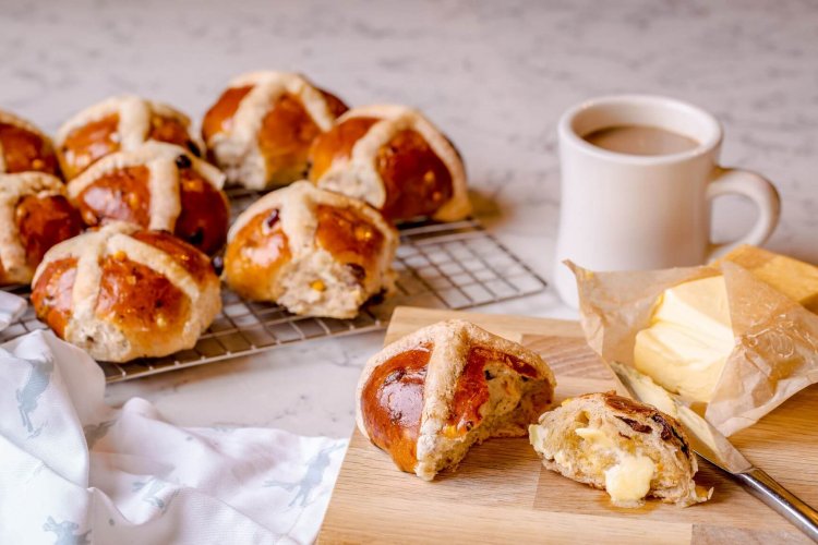 Hot cross buns recipe